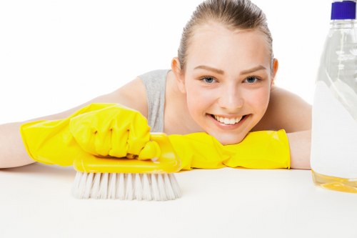 Bathroom deep clean as part of move out cleaning in Sutton