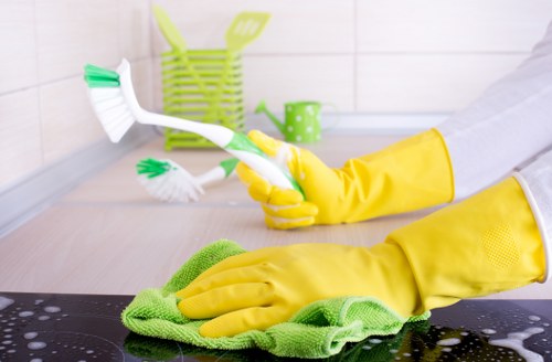 Clean and refreshed carpet after professional cleaning in Sutton