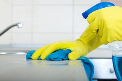 Regular cleaning of shared commercial spaces in Sutton