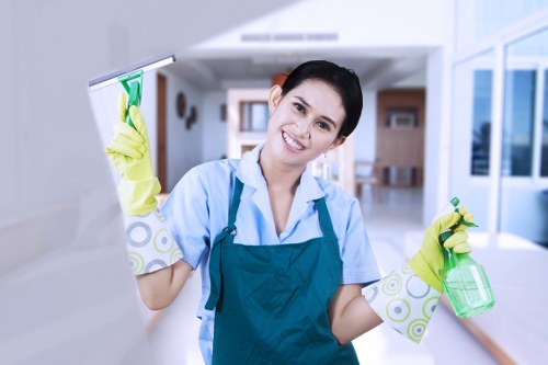 Deep cleaning of tile and grout flooring in Sutton property