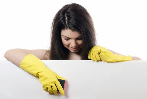 Professional window cleaning for a Sutton property with upper-floor glass