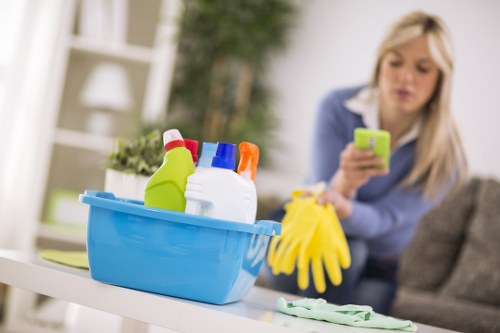 Service records used to assess a carpet cleaning complaint