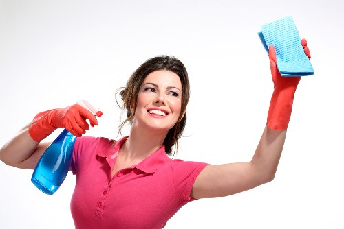 Local cleaning team carrying out a deep clean in Sutton