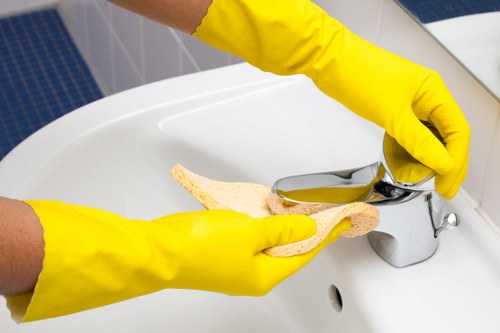 Local Sutton carpet cleaning service preparing carpets for drying